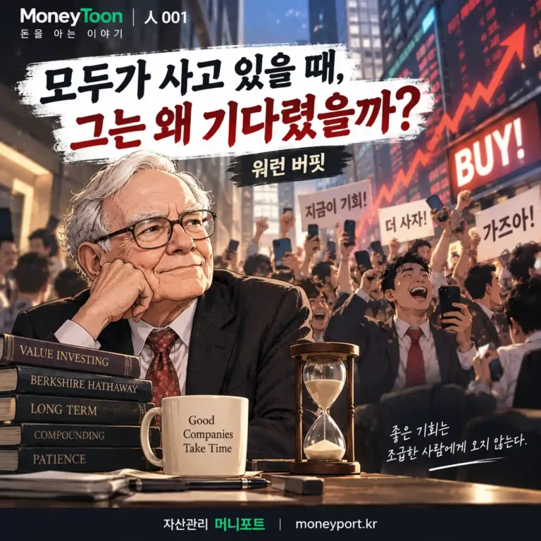 워런 버핏 투자 원칙｜모두가 사고 있을 때, 그는 왜 기다렸을까?